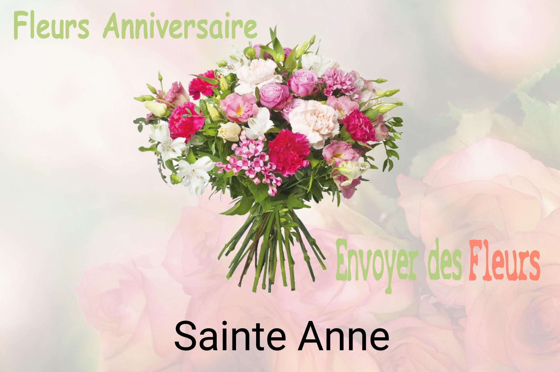 Bouquet de fleurs d’anniversaire livré à Sainte-Anne
