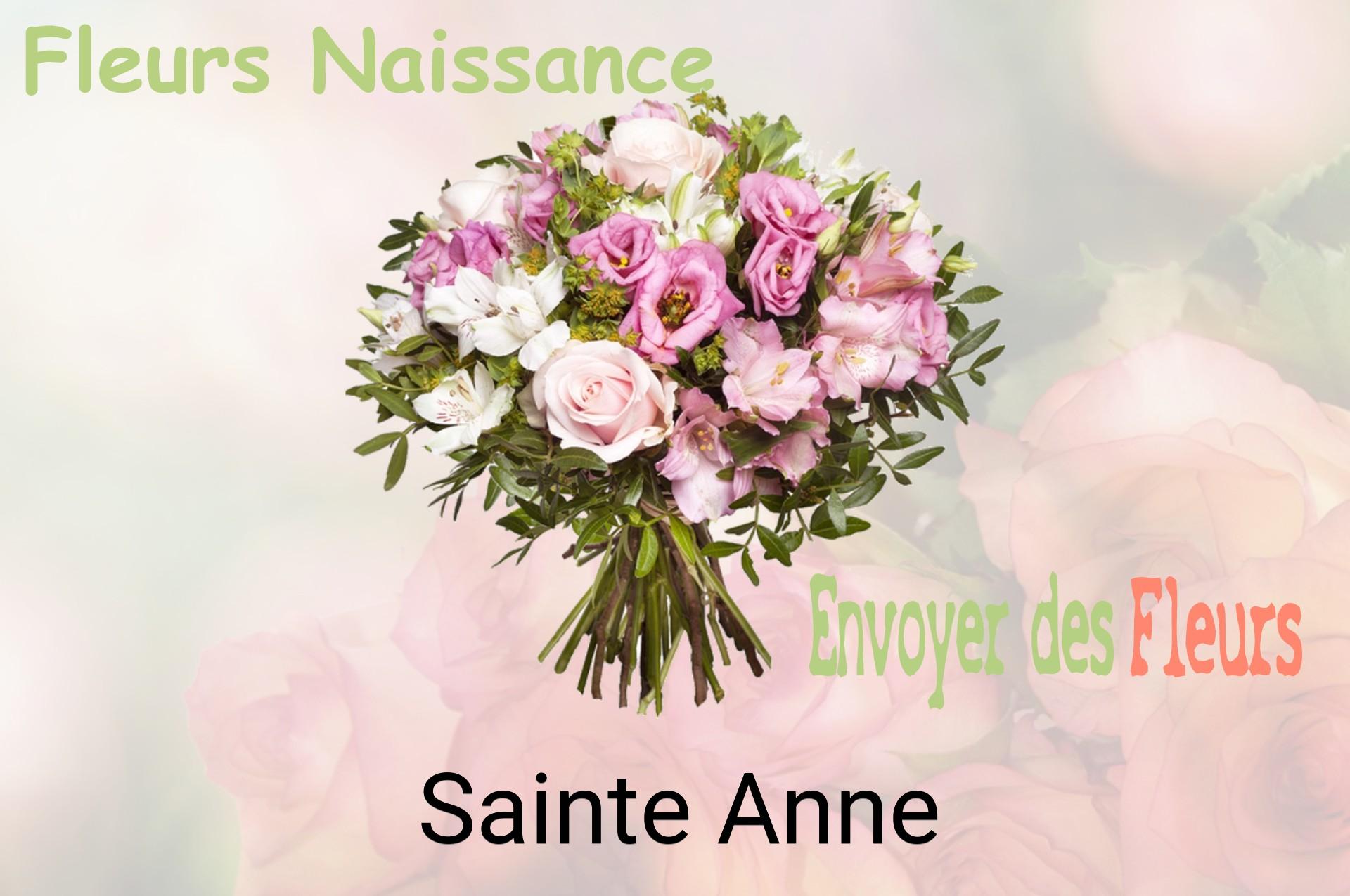 Bouquet de fleurs de naissance livré à Sainte-Anne